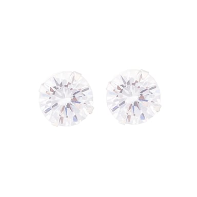 Pendientes Luxenter, essential de plata de ley 925 y circonita brillante acabado baño rodio