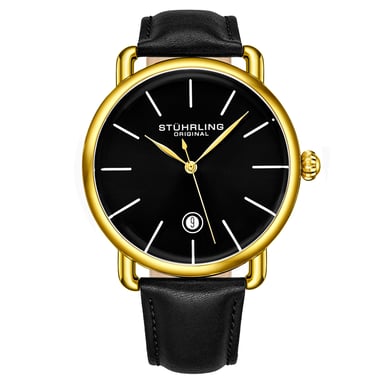 Black and Yellow Gold Agent Quartz 42mm