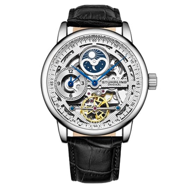 Silver and Black Automatic 42mm