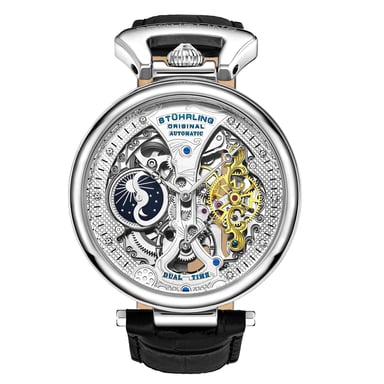 Silver Emperor’s Grand DT  Automatic 46mm Skeleton