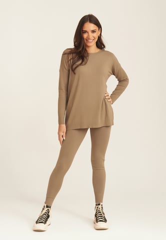 Leggings de algodón cepillado