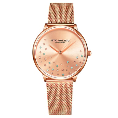Rose Gold Symphony Quartz 38mm