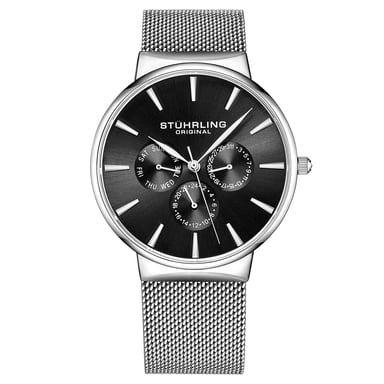 Black and Silver Monaco Quartz 39mm