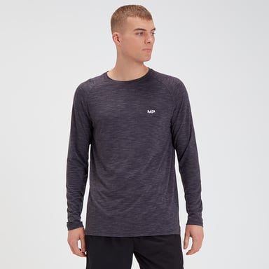 MP Performance Long-Sleeve Top - Black Marl