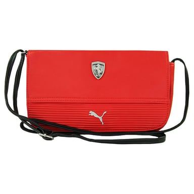 Bolso Puma Scuderia Ferrari Con Correas Ajustables Rojo Para Mujer