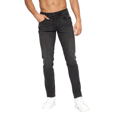 Crosshatch Mens Malcolm Slim Jeans (Black Wash)