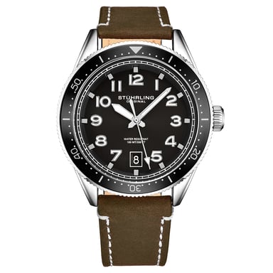 Black and Brown Quartz 42mm