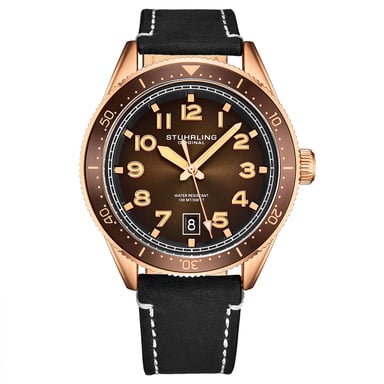 Rose Gold and Brown Quartz 42mm