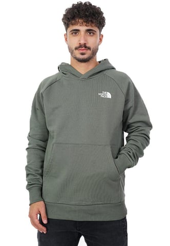 Sudadera con capucha The North Face Mens Reglan Red Box en Bleached Thyme