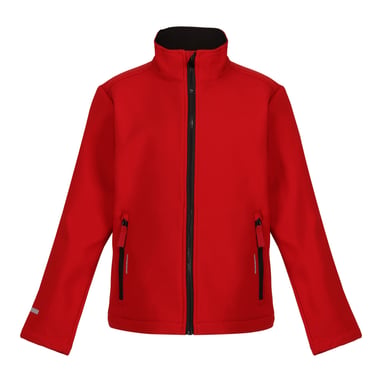 Regatta Childrens/Kids Ablaze 2 Layer Soft Shell Jacket (Classic Red/Black)