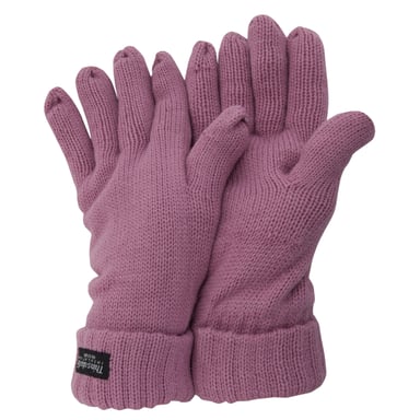 FLOSO Ladies/Womens Thinsulate Winter Knitted Gloves (3M 40g) (Pink)