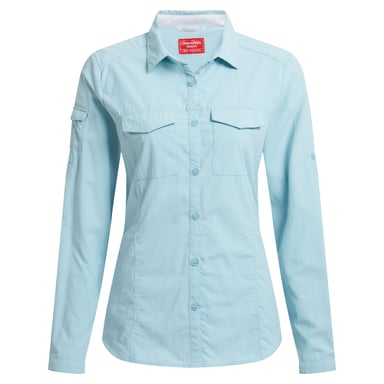 Craghoppers Womens/Ladies Adventure III Nosilife Long-Sleeved Shirt (Sky Blue)