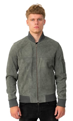 Chaqueta bomber MA-1 de ante de cabra para hombre - Auckland