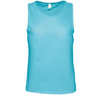 SOLS Mens Justin Sleeveless Tank / Vest Top (Blue Atoll)