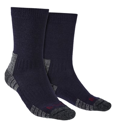 Bridgedale - Calcetines Merino Ligeros Senderismo Hombre - Azul Marino / Gris