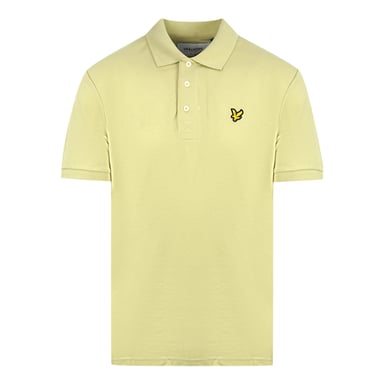 Polo liso verde natural de Lyle & Scott