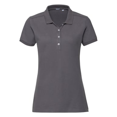 Russell Womens/Ladies Stretch Fitted Polo Shirt (Convoy Grey Solid)