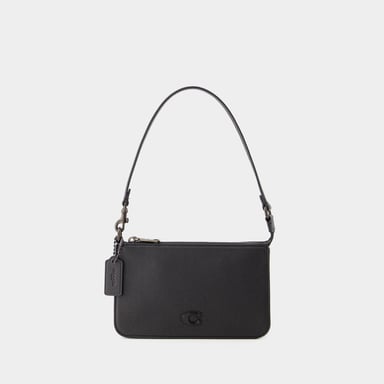 Bolso Pouch - Coach - Piel - Negro
