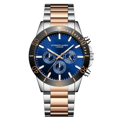 Reloj Cronométrico Bicolor Edición Limitada Anthony James Montado a Mano