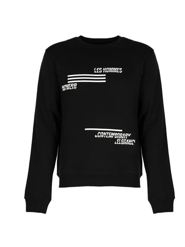 Les Hommes Sudadera Hombre Negro