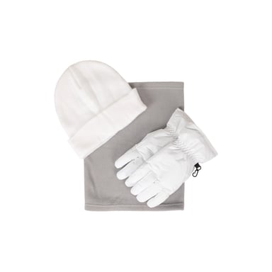 Mountain Warehouse Womens/Ladies Snow Accessories Set (Off White)