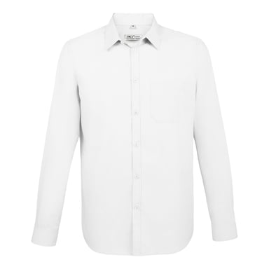 SOLS Mens Baltimore Slim Shirt (White)