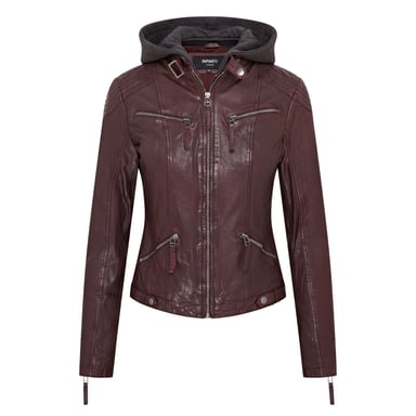 Chaqueta de motociclista clásica con capucha para mujer - Brazzaville
