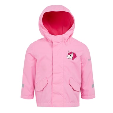Regatta Childrens/Kids Luna The Unicorn Waterproof Jacket (Sweet Pink)