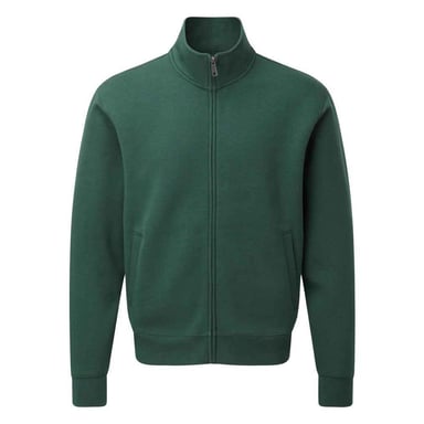 Russell Mens Authentic Sweat Jacket (Bottle Green)