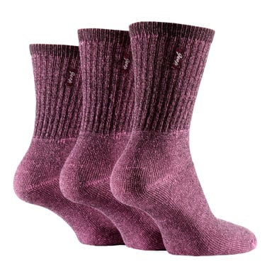 Calcetines de algodón retro para mujer - Rosa