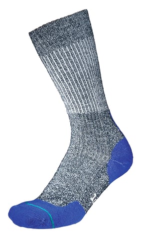 1000 Mile - Calcetines de senderismo duraderos de doble capa Fusion Repreve para hombre - Azul marino / Azul real