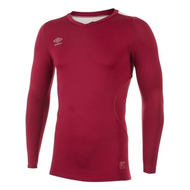 Umbro Mens Elite V Neck Base Layer Top (New Claret)