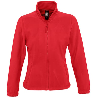 SOLS Womens/Ladies North Full Zip Fleece Jacket (Red)