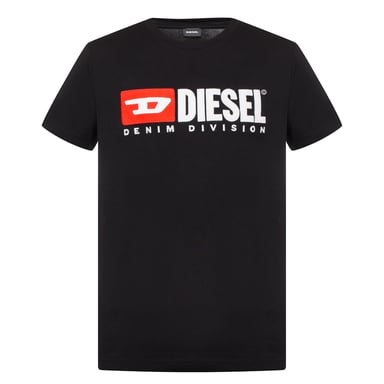 Diesel T-Diego-Division Logo camiseta negra
