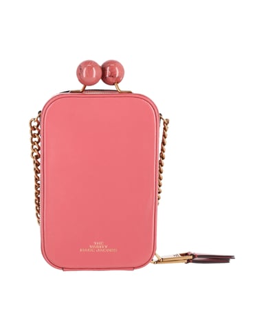 Marc Jacobs The Vanity Crossbody Bag in Pink Leather