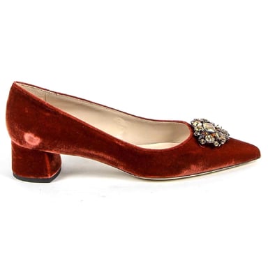 V 1969 Italia Womens Pump 3110276 VELLUTO ROSSO