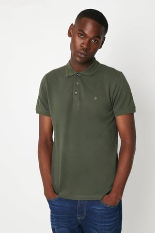 Washed Pique Polo