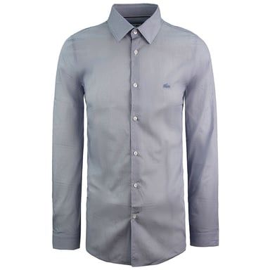 Camisa tejida azul de hombre Lacoste Slim Fit