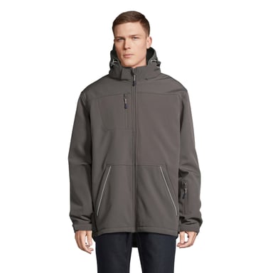 SOLS Mens Rock Padded Soft Shell Jacket (Charcoal Grey)