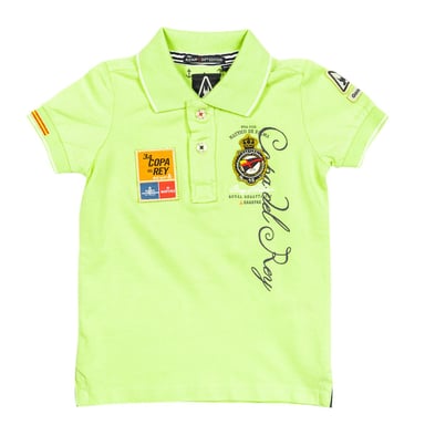 Polo manga corta con cuello solapa 37700054 infantil