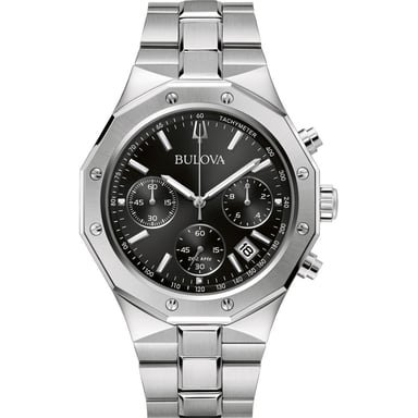 Bulova Precisionist Men's Silver Watch 96B410