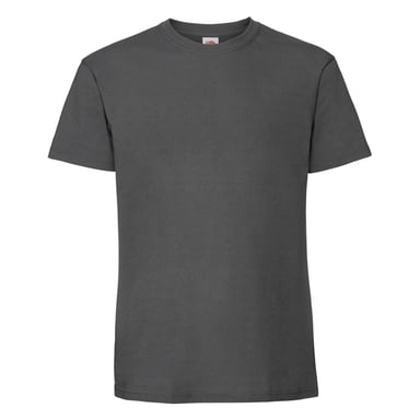 Fruit of the Loom Mens Iconic Premium Ringspun Cotton T-Shirt (Light Graphite)