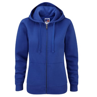 Russell Ladies Premium Authentic Zipped Hoodie (3-Layer Fabric) (Bright Royal)