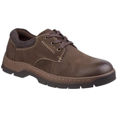 Cotswold Men Thickwood Lace Up Nubuck Leather Casual Shoe (Brown)