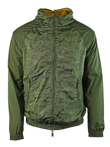 Emporio Armani chaqueta reversible verde