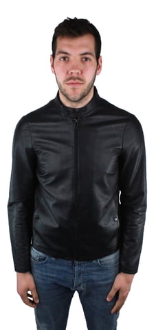 Emporio Armani 3Z1BM5 1LBAZ 999 Leather Jacket