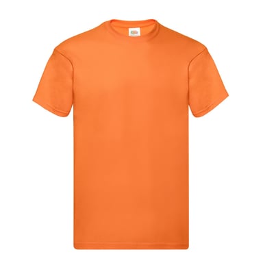 Fruit of the Loom Mens Original T-Shirt (Orange)
