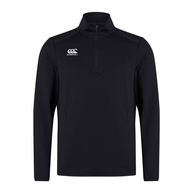 Canterbury Mens Club Zip Neck Track Top (Black)