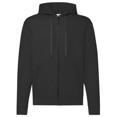 Fruit of the Loom Unisex Adult Classic Hoodie (Black)