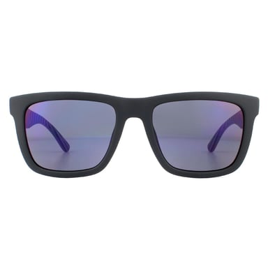 Gafas de sol Lacoste rectángulo hombre azul marino mate